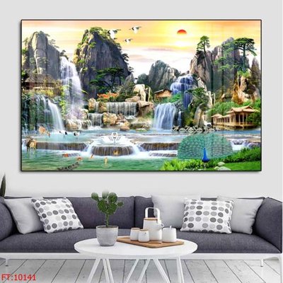 File gốc File tranh phong thủy 10141 (chuẩn màu) cho in offset