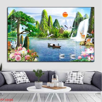 File tranh File tranh phong thủy 10165 (gốc) chủ đề thành phố