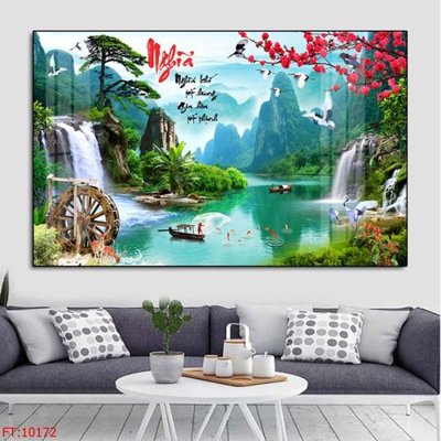 File tranh File tranh phong thủy 10172 (file gốc) chuẩn màu in