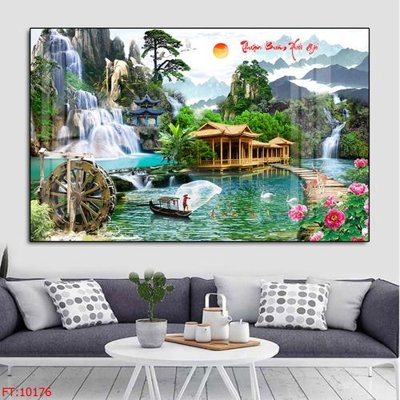 Tải file File tranh phong thủy 10176 (gốc) in tranh tráng gương