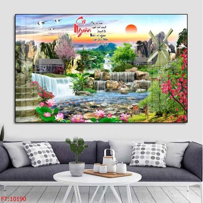 File gốc in tráng gương File tranh phong thủy 10190 chi tiết