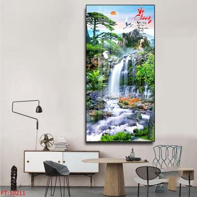 File gốc File tranh phong thủy 10211 (in 3D) cho trang trí