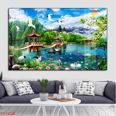 File PSD in ấn File tranh phong thủy 10224 (chất lượng cao)