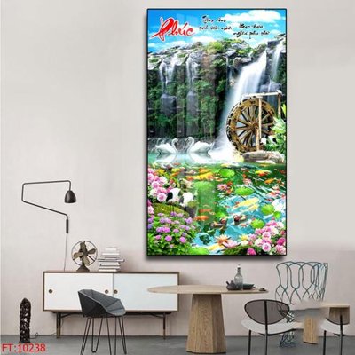 Tải file File tranh phong thủy 10238 (PSD) cho in tranh kính