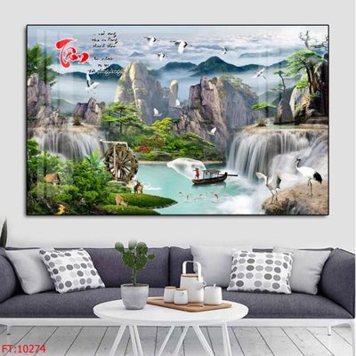 File gốc File tranh phong thủy 10274 (cho in UV) siêu nét