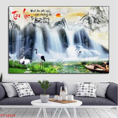 File in mica File tranh phong thủy 10314 (bản gốc) sắc sảo