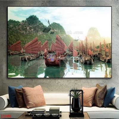 File in trần File tranh hà nội xưa 11HN (file gốc) phong thủy