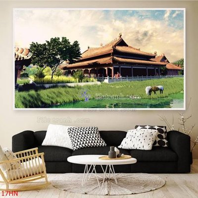 File in ấn File tranh hà nội xưa 17HN (bản gốc) sắc nét