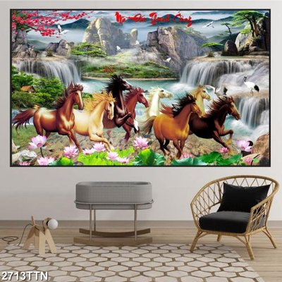 Download file gốc Tranh sơn thủy thác nước 2713TTN (dùng cho in ấn)