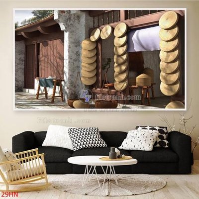 Tải file File tranh hà nội xưa 29HN (gốc) in ấn chất lượng