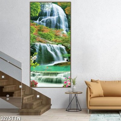 Download file gốc Tranh sơn thủy thác nước 3275TTN (độ nét cao)