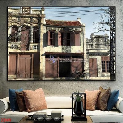 File gốc File tranh hà nội xưa 33HN (in ấn) không giới hạn
