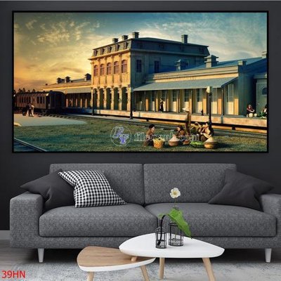 File ảnh File tranh hà nội xưa 39HN (gốc) in PP, decal