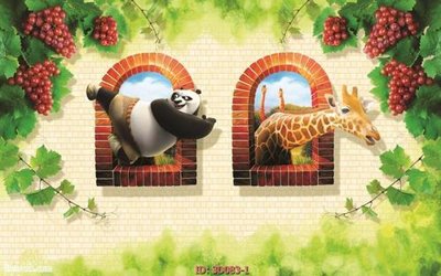 File PSD Tường nền 3D hiện đại 3D83 (bản gốc) đã tách nền