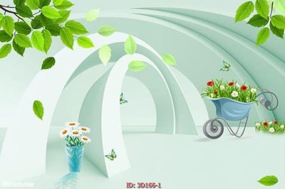 Tệp tin gốc Tường nền 3D hiện đại 3D166 (dùng cho in ấn) chuyên nghiệp