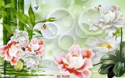 File gốc in ấn Tường nền 3D hiện đại 3D189 độ phân giải cao