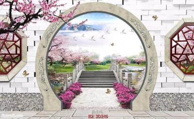 File in trần Tường nền 3D hiện đại 3D246 (bản gốc) trời sao