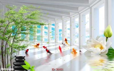 File tranh Tường nền 3D hiện đại 3D251 (ảnh gốc) in trần 3D