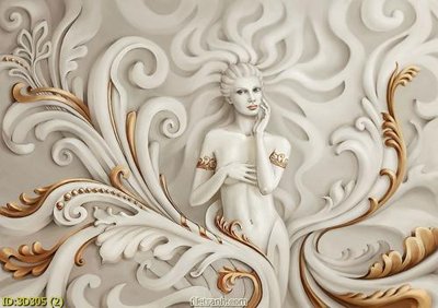 File gốc Tường nền 3D hiện đại 3D305 (in mica) làm quà tặng