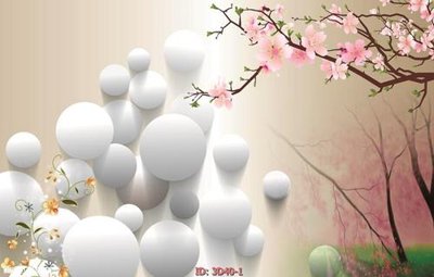 File gốc in ấn Tường nền 3D hiện đại 3D40 chất lượng vượt trội
