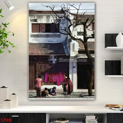 File gốc File tranh hà nội xưa 57HN (AI/EPS) cho in ấn