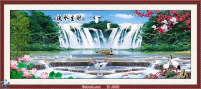 File tranh File tranh phong thủy 8003 (file gốc) chủ đề phong thủy