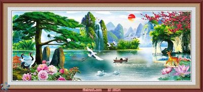 Mua file gốc File tranh phong thủy 8024 (in ấn) tại Filetranh.com