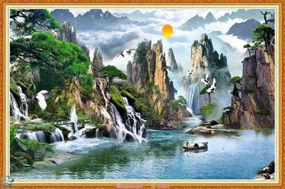 File tranh gốc File tranh phong thủy 8031 (bản quyền) độc đáo