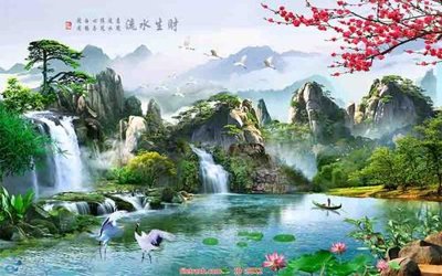 File gốc in mica File tranh phong thủy 9012 chất lượng