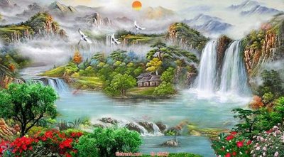 File tranh File tranh phong thủy 9023 (gốc) chủ đề con người