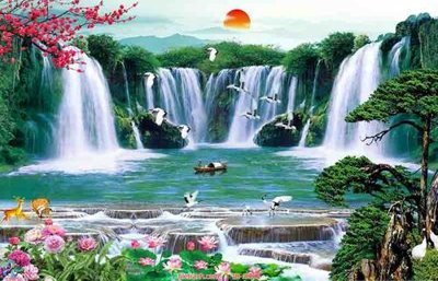 File in trần File tranh phong thủy 9063 (bản gốc) trời sao