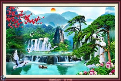 File PSD File tranh phong thủy 9066 (nguyên gốc) chất lượng cao