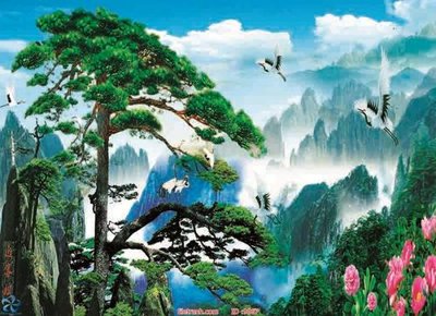 File tranh File tranh phong thủy 9067 (gốc) in film