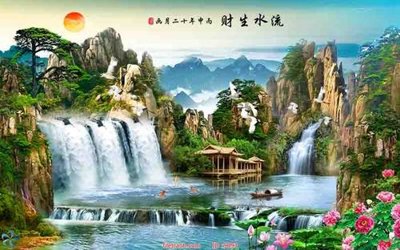 Ảnh mô tả file gốc in mica File tranh phong thủy 9093