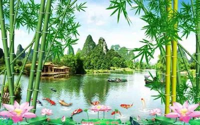 File in mica File tranh phong thủy 9120 (bản gốc) siêu trong