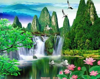 File gốc File tranh phong thủy 9122 (PNG) chất lượng cao