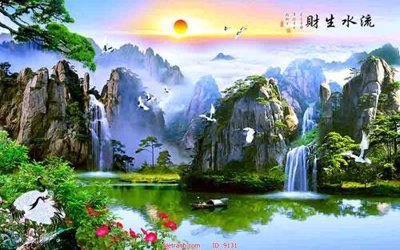 Tải file File tranh phong thủy 9131 (gốc) làm file thiết kế