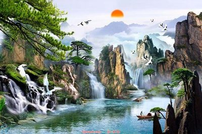 File tranh trang trí File tranh phong thủy 9132 (tải file gốc)