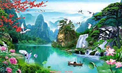 Tải file gốc File tranh phong thủy 9160 (in tráng gương) 3DFile gốc File tranh phong thủy 9160 (sẵn sàng in) chất lượng cao