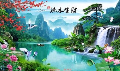 File gốc File tranh phong thủy 9170 (in lụa) tranh phong thủy