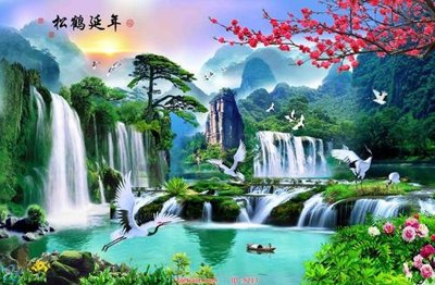 File gốc File tranh phong thủy 9213 (phong cách) châu Âu