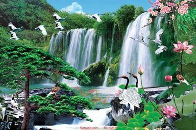 File ảnh File tranh phong thủy 9219 (gốc) cho trang trí nhà hàng