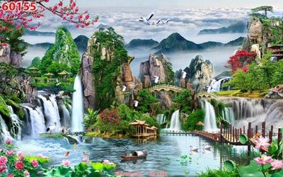 Chi tiết file ảnh File tranh phong thủy 9333 sắc nét