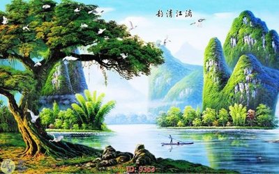 Tải file File tranh phong thủy 9363 (gốc) làm tranh treo tường