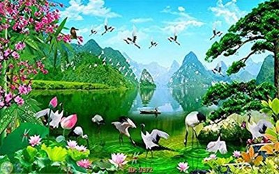 Tải file gốc File tranh phong thủy 9372 (bản PSD) còn layer