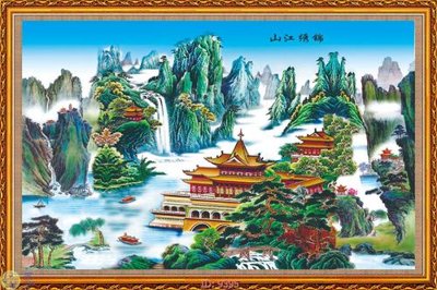 Hình ảnh file gốc in trần nhà File tranh phong thủy 9395