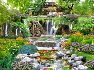 File tranh in tráng gương File tranh phong thủy 9420 (siêu nét)