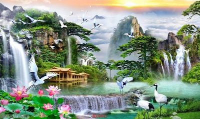 File gốc File tranh phong thủy 9441 (in lụa) chi tiết cao