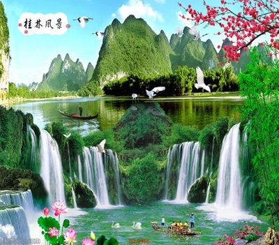 Ảnh gốc File tranh phong thủy 9456 (siêu chi tiết) để in ấn