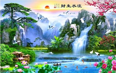 File tranh File tranh phong thủy 9466 (gốc) chủ đề tĩnh vật